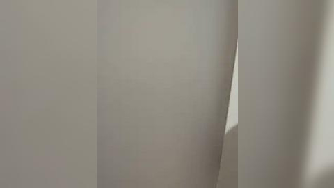 Media: Video of smooth, off-white, textured wallpaper with slight undulations, creating a subtle, three-dimensional effect. The background is minimalistic, emphasizing the wallpaper's soft, matte finish. No objects or people are visible, focusing solely on the texture and surface of the wallpaper.